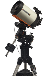 Telescop astronomic Celestron C11 pe montura ecuatoriala CGE PRO adecvat pentru astrofotografie